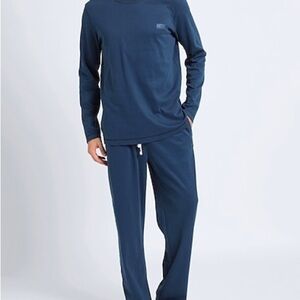 Diesel Men’s L Navy Blue 100% Cotton Pajama Set Lounge Sleepwear NWT